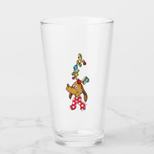 Classic Grinch  Max _ Happy Wholidays Glass