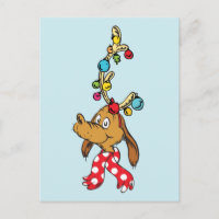 Classic Grinch | Max - Happy Wholidays Holiday Postcard