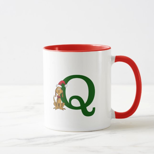 Classic Grinch Max | Monogram Q Mug (Right)