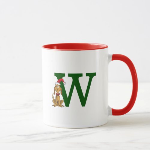 Classic Grinch Max  Monogram W Mug