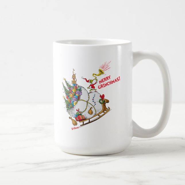 Classic Grinch | Merry Grinchmas! Coffee Mug (Right)