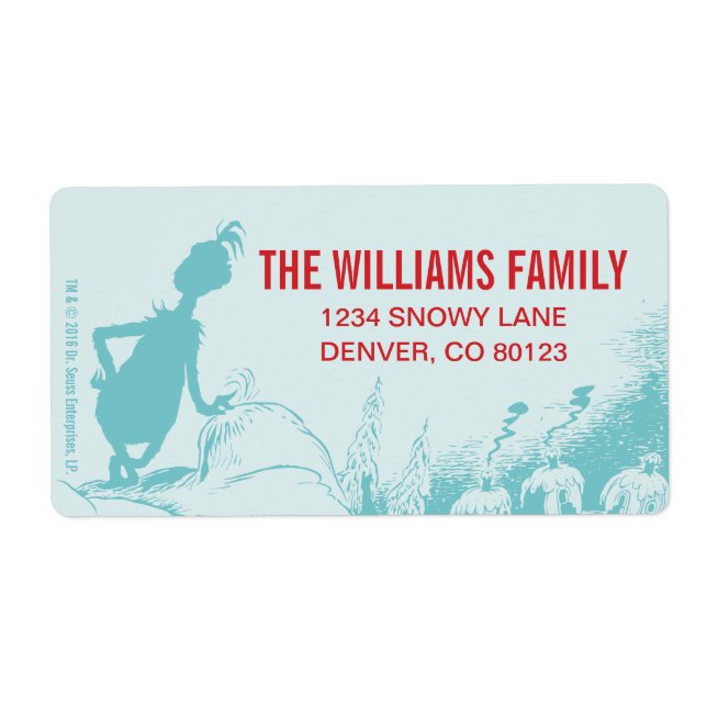 Classic Grinch | Merry Grinchmas! Label (Front)