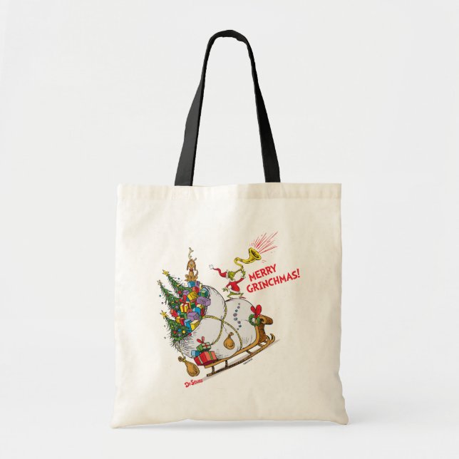 Classic Grinch | Merry Grinchmas! Tote Bag (Front)