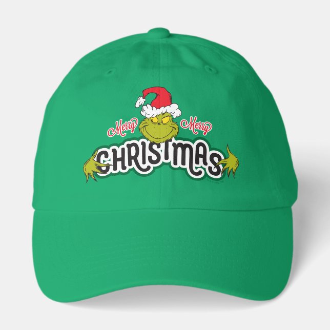 Classic Grinch | Merry Merry Christmas Hat (Front)