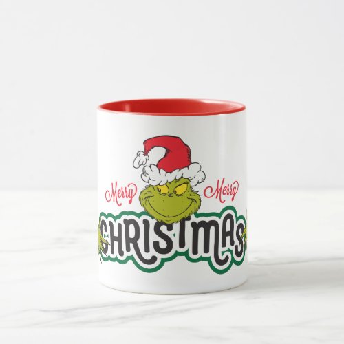 Classic Grinch  Merry Merry Christmas Mug