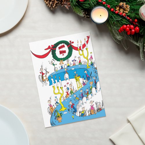 Classic Grinch  Merry Merry Feast Holiday Card