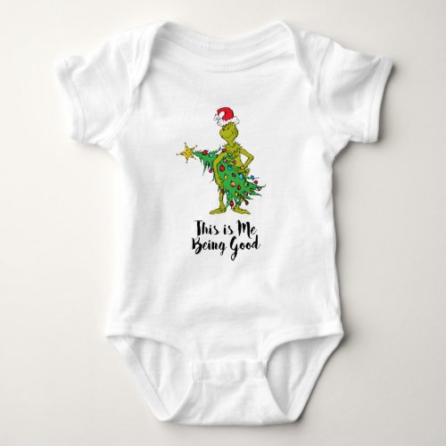 Classic Grinch  Naughty Baby Bodysuit