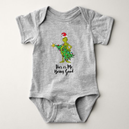 Classic Grinch  Naughty Baby Bodysuit