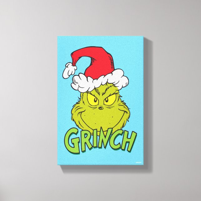 Classic Grinch | Naughty or Nice Canvas Print (Front)