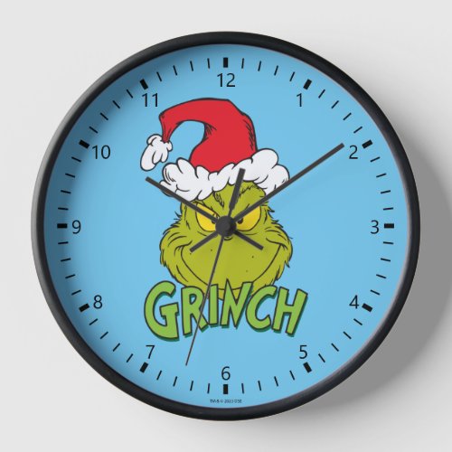 Classic Grinch  Naughty or Nice Clock