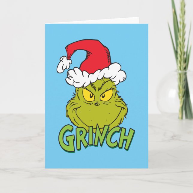 Classic Grinch | Naughty or Nice Holiday Card (Front)