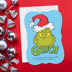 Classic Grinch   Naughty or Nice Holiday Card