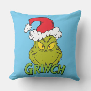 Classic Grinch Naughty or Nice Throw Pillow
