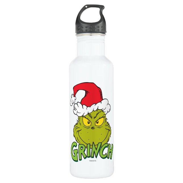 Classic Grinch | Naughty or Nice Water Bottle (Front)