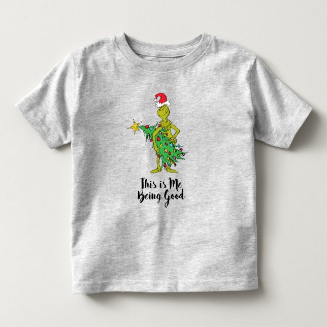 Classic Grinch | Naughty Toddler T-shirt (Front)