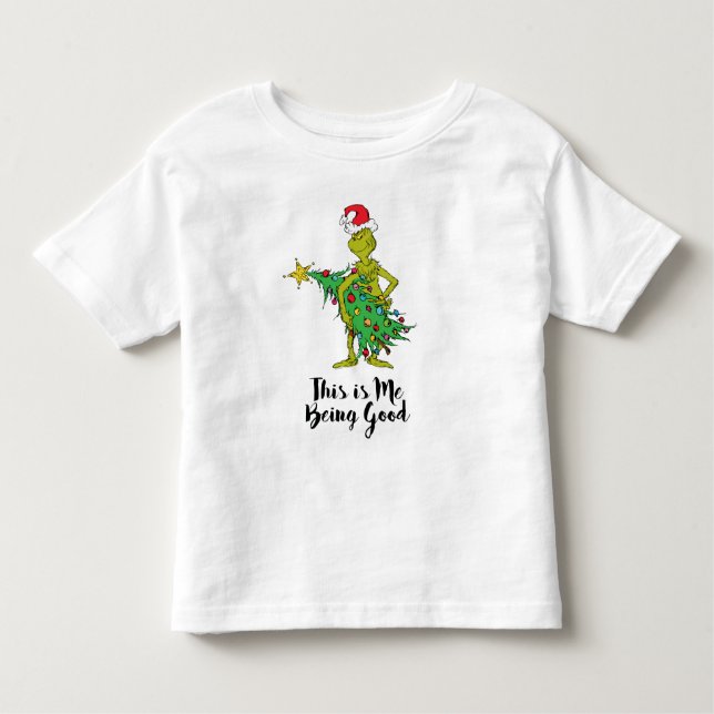 Classic Grinch | Naughty Toddler T-shirt (Front)