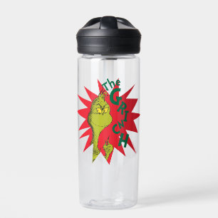 Classic Grinch Red Starburst Water Bottle