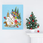 Classic Grinch | The Grinch & Max Runaway Sleigh Canvas Print<br><div class="desc">The holidays will not be complete without The Grinch!  HOW THE GRINCH STOLE CHRISTMAS is a classic story of a town called Who-ville and how the Christmas spirit can melt even the coldest of hearts.</div>