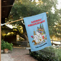 Classic Grinch, The Grinch & Max Runaway Sleigh House Flag