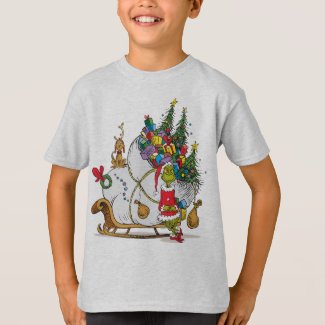 Classic Grinch | The Grinch & Max with Sleigh T-Shirt