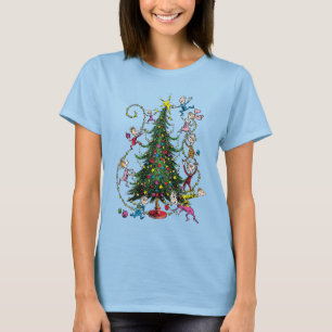 Classic Grinch Whoville Christmas Tree T-Shirt