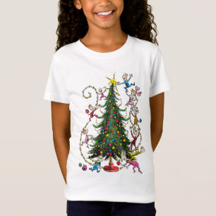Classic Grinch Whoville Christmas Tree T-Shirt