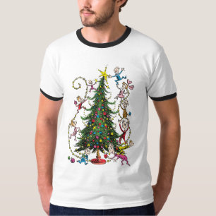 Classic Grinch   Whoville Christmas Tree T-Shirt