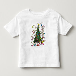 Classic Grinch Whoville Christmas Tree Toddler T-shirt