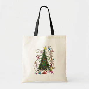 Classic Grinch   Whoville Christmas Tree Tote Bag