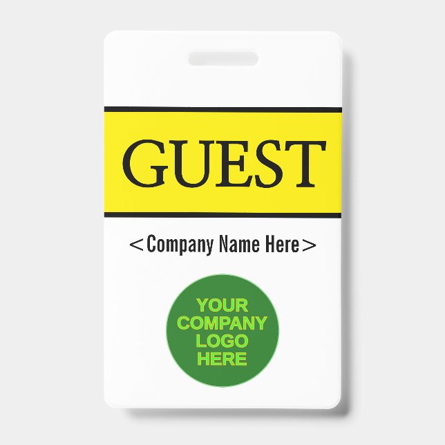 Classic "GUEST" Badge (Front)