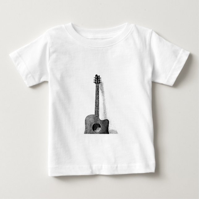 Classic Guitar Baby T-Shirt (Front)