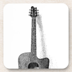 Classic Guitar Drink Coaster