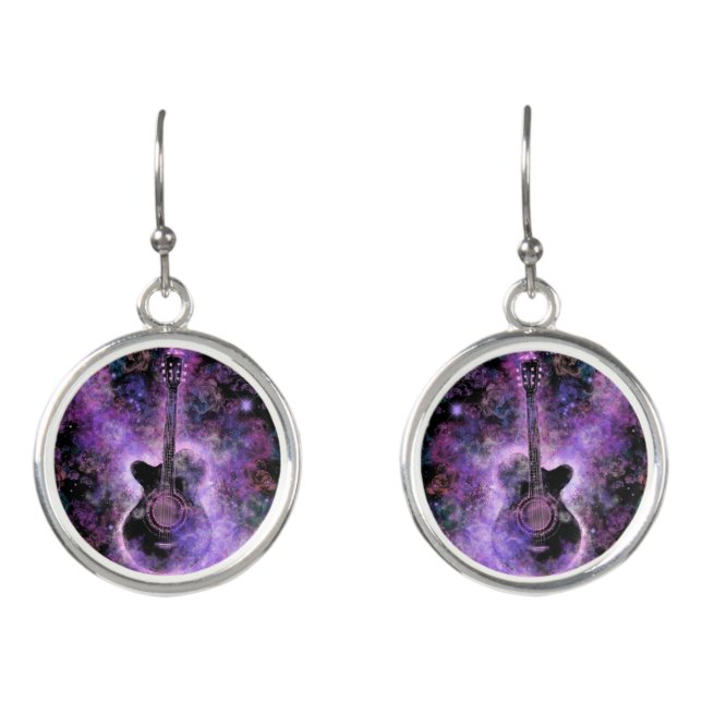 Classic Guitar Earrings (Front)