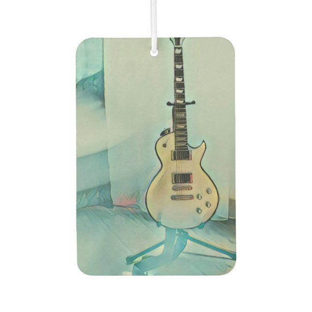 classic guitar gift for dad air freshener (Front)
