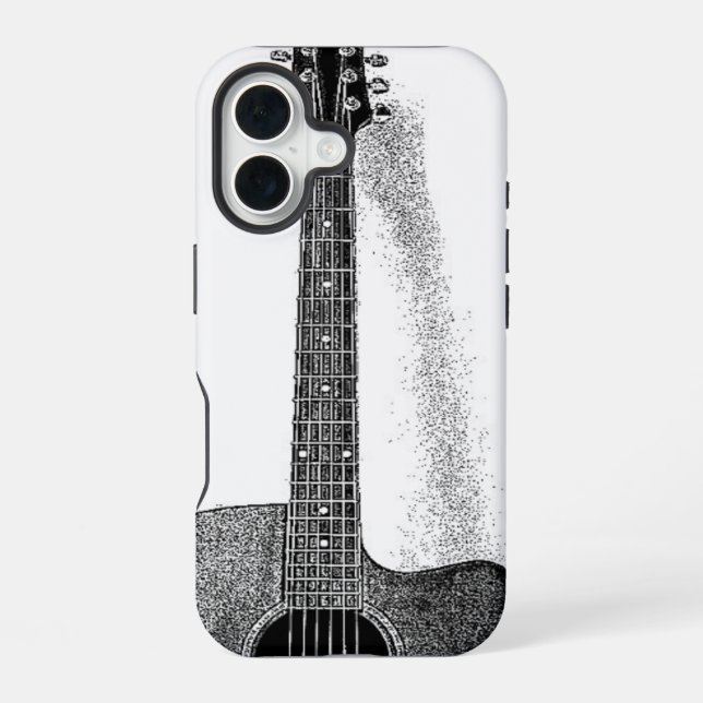 Classic Guitar Iphone Case (Back)