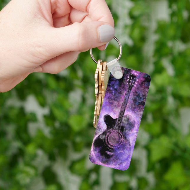 Classic Guitar Keychain (Hand)