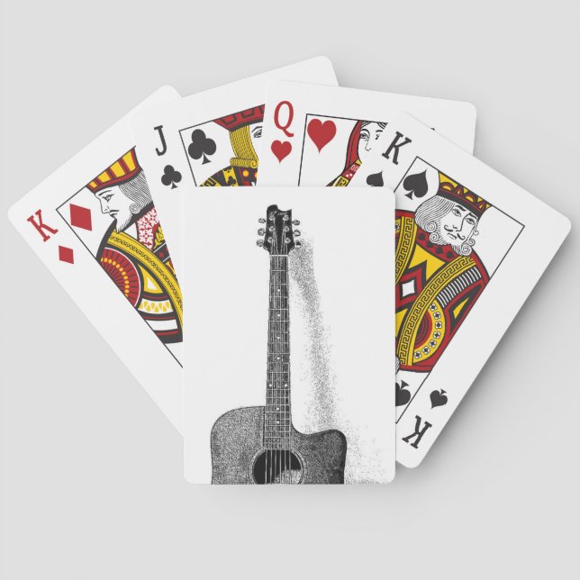 Classic Guitar Poker Cards (Back)