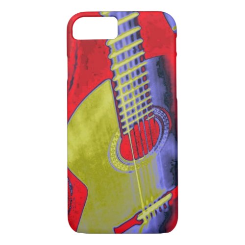 Classic Guitar Pop Art iPhone 87 Case