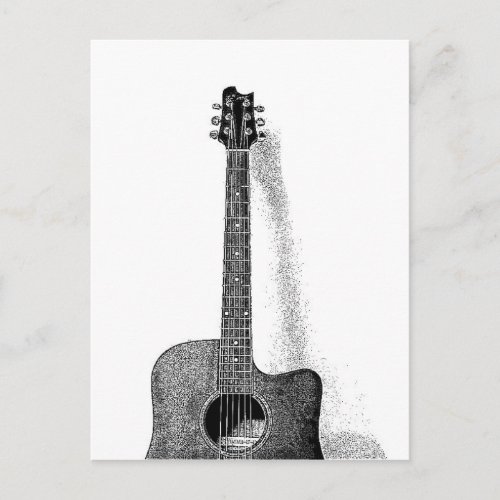 Classic Guitar Postcard