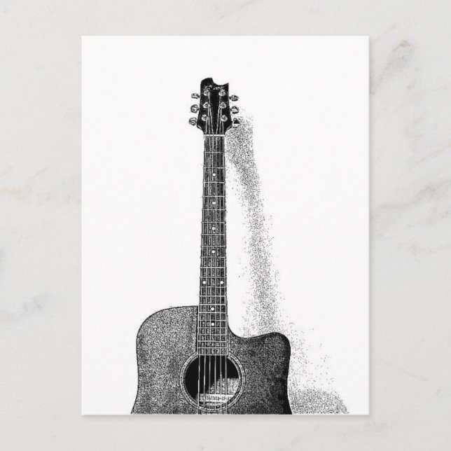 Classic Guitar Postcard (Front)