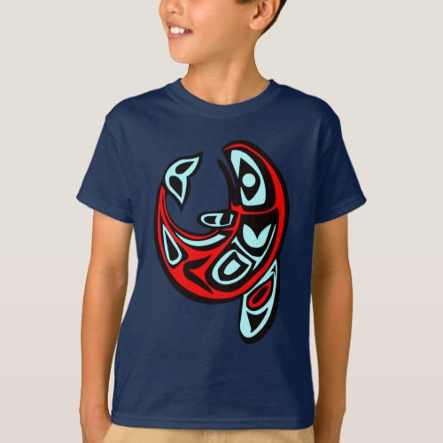 Classic Haida Orca Totem Tattoo Killer Whale Art T_Shirt