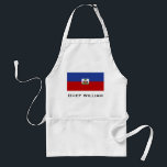 Classic Haitian Flag Adult Apron<br><div class="desc">Celebrate your pride in being from the beautiful island country of Haiti.</div>