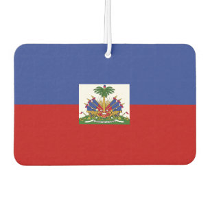 Classic Haitian Flag Car Air Freshener