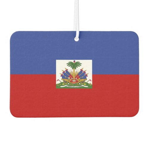 Classic Haitian Flag Car Air Freshener