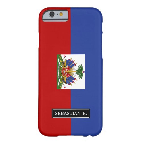 Classic Haitian Flag Barely There iPhone 6 Case