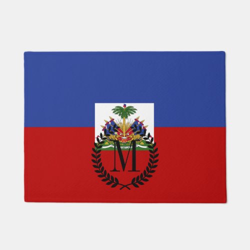 Classic Haitian Flag Doormat