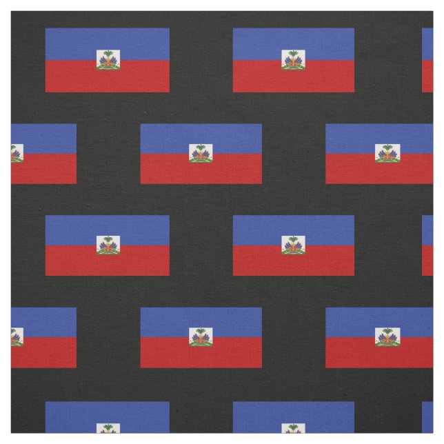 Classic Haitian Flag Fabric (Swatch)
