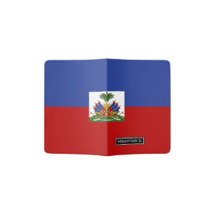 Classic Haitian Flag Passport Holder