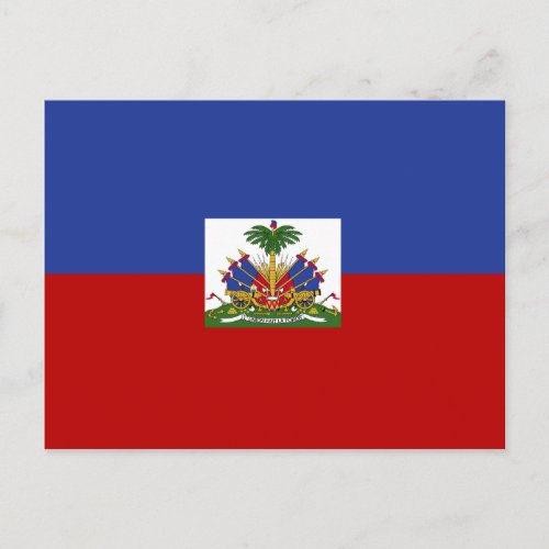 Classic Haitian Flag Postcard