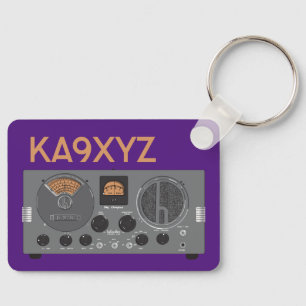 Classic Hallicrafters S 20R Radio Receiver Keychain